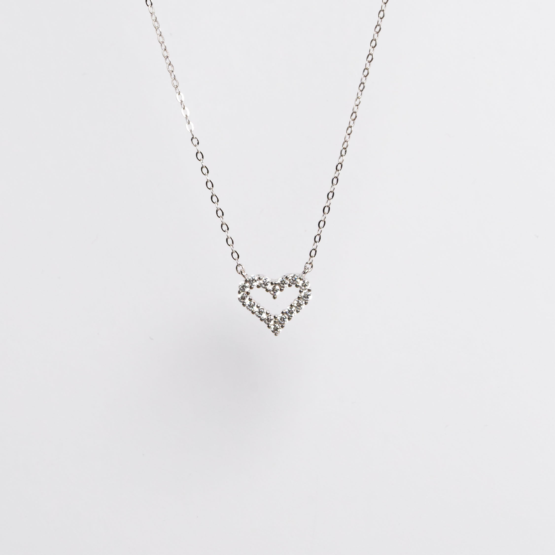 Iced Heart Halskette