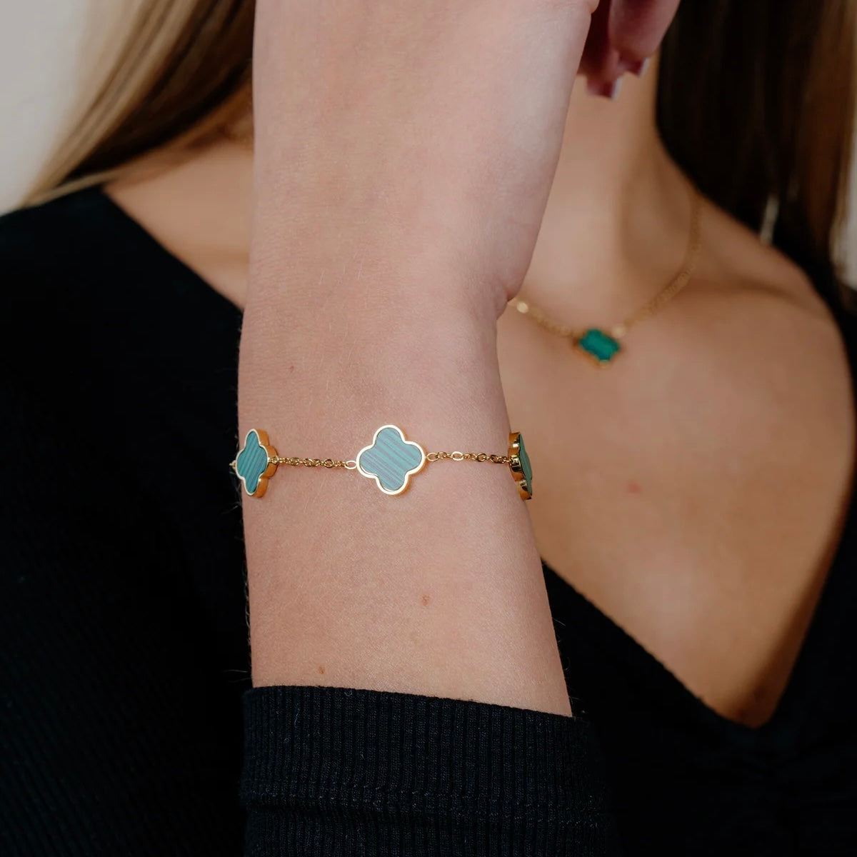 Green Clover Armband