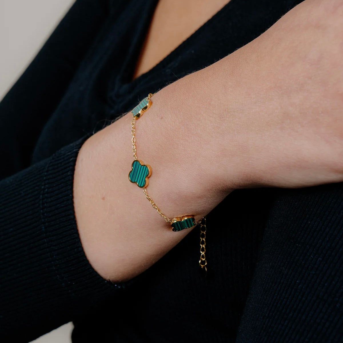 Green Clover Armband