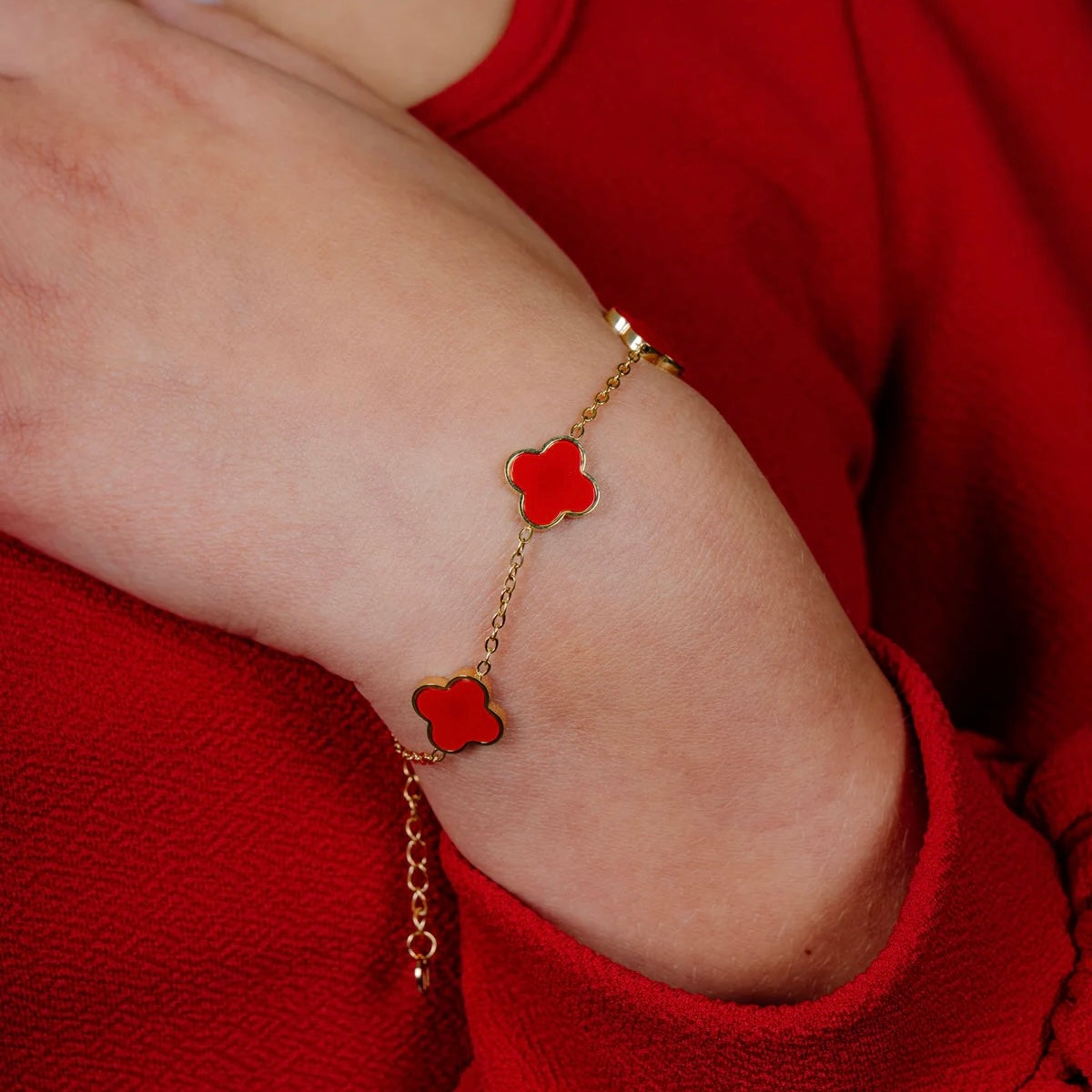 Red Clover Armband