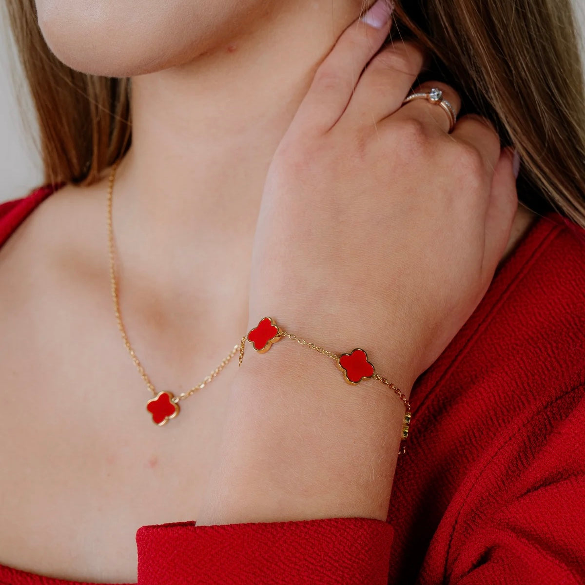 Red Clover Armband