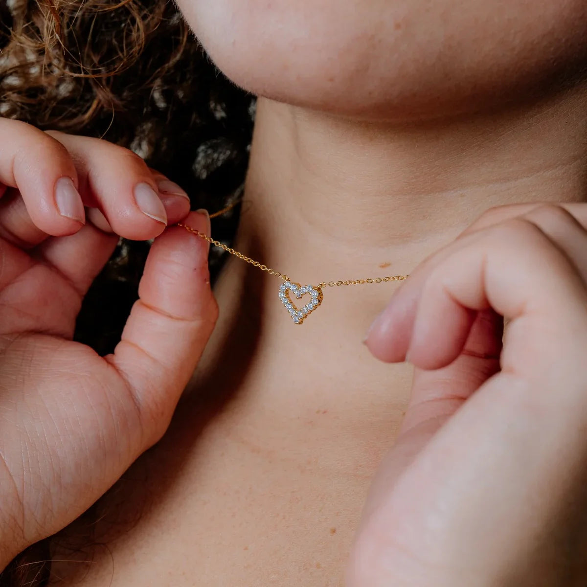 Heart Iced Out Set