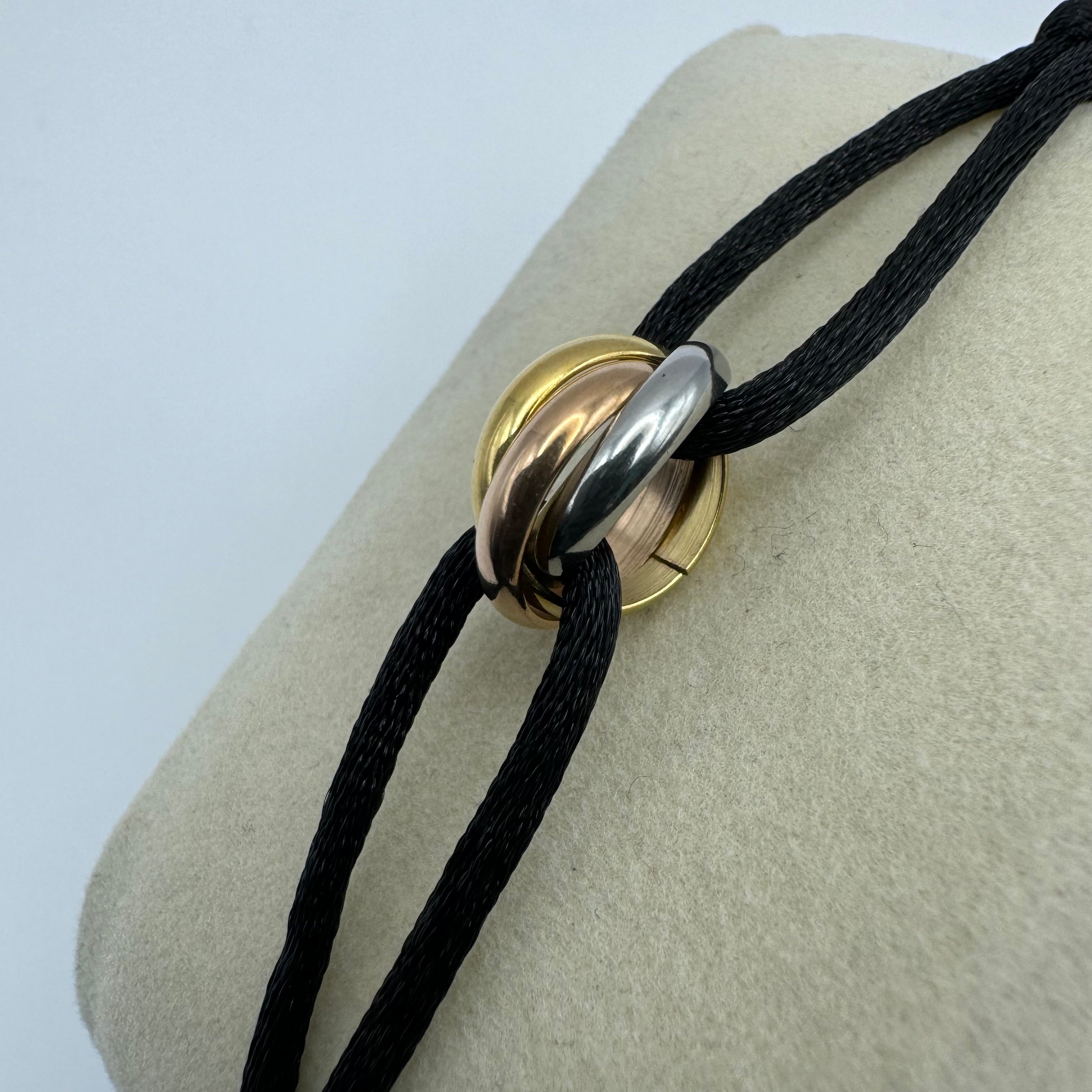 Tricolor Armband Schwarz